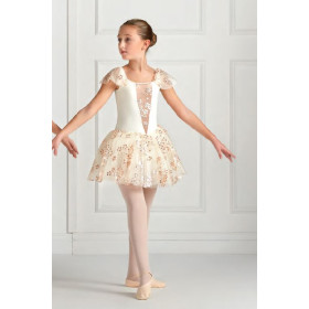 Tutu fleuri mi-cuisse